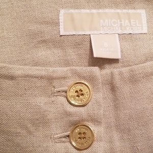 Michael Kors Wide leg Linen Pants Size 8